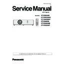pt-vw355n, pt-vw355nd, t-vw355nt, pt-vx425n, pt-vx425nd, pt-vx425nt (serv.man2) service manual