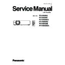 Panasonic PT-VX500U, PT-VX500E, PT-VX500EA, PT-VW430U, PT-VW430E, PT-VW430EA (serv.man2) Service Manual
