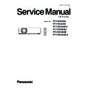 Panasonic PT-VX505NU, PT-VX505NE, PT-VX505NEA, PT-VW435NU, PT-VW435NE, PT-VW435NEA (serv.man2) Service Manual