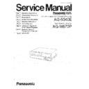 Panasonic AG-6040E, AG-M670P Service Manual