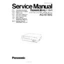 Panasonic AG-6730E Service Manual