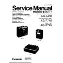 Panasonic AG-7450, AG-F745, AG-B745 Service Manual