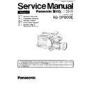 Panasonic AG-DP800E Service Manual