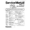 Panasonic AG-DP800HP Service Manual