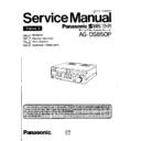 Panasonic AG-DS850P (serv.man2) Service Manual