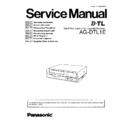 Panasonic AG-DTL1E Service Manual