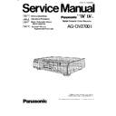 Panasonic AG-DV2700E, AG-DV2700B Service Manual
