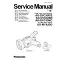 Panasonic AG-DVC30P, AG-DVC30E, AG-DVC32EN, AG-DVC33MC, AG-MYA30G Service Manual