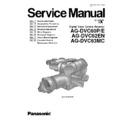 Panasonic AG-DVC60P, E, AG-DVC62EN, AG-DVC63MC (serv.man8) Service Manual