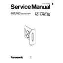 Panasonic AG-IA672E Service Manual