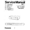 Panasonic AG-TL300E, AG-TL300B, K-MECHANISM Service Manual