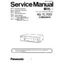 Panasonic AG-TL700E, AG-TL700B Service Manual