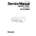 ag-tl750e, ag-tl750b service manual