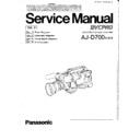 Panasonic AJ-D700E, AJ-D700EN Service Manual