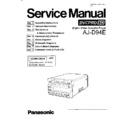Panasonic AJ-D94E Service Manual