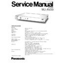 wj-av20 service manual