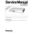 Panasonic WJ-FS616 Service Manual Supplement