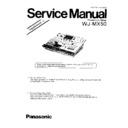 Panasonic WJ-MX50 Service Manual Supplement