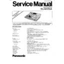 Panasonic WJ-MX50A Service Manual Simplified