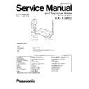 Panasonic KX-T3860 Service Manual