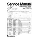 Panasonic KX-T3861B Service Manual Simplified