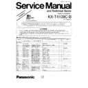 Panasonic KX-T4109C-B Service Manual Simplified