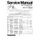 Panasonic KX-T4169-B Service Manual Simplified