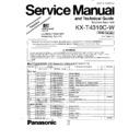 kx-t4310c-w service manual simplified