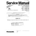 Panasonic KX-T4500-B, KX-T4500-W, KX-T4550-B Service Manual Supplement