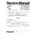 Panasonic KX-T4500-B, KX-T4500-W Service Manual Supplement