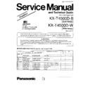 Panasonic KX-T4500D-B, KX-T4500D-W Service Manual Simplified