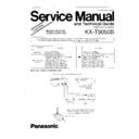 Panasonic KX-T9050B Service Manual Simplified