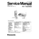 Panasonic KX-T9200BS Service Manual