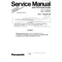 Panasonic KX-T9500, KX-T9509-W Service Manual Supplement