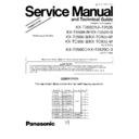 Panasonic KX-T9500 (serv.man2) Service Manual Supplement