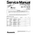 Panasonic KX-TC100-B Service Manual Simplified