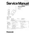 Panasonic KX-TC1005MLB Service Manual
