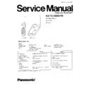 Panasonic KX-TC1005SPB Service Manual
