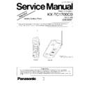 Panasonic KX-TC1700CB Service Manual Simplified