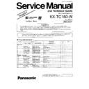 Panasonic KX-TC180-W Service Manual Simplified