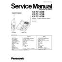 Panasonic KX-TC1868B, KX-TC1871B, KX-TC1872B Service Manual