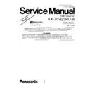 Panasonic KX-TC423RU-B Service Manual Simplified