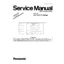 Panasonic KX-TCA175RU (serv.man3) Service Manual Supplement