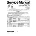 Panasonic KX-TCC116C-B Service Manual Simplified