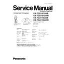 kx-tcd157uab, kx-tcd157uaw, kx-tca115uab, kx-tca115uaw service manual