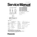 Panasonic KX-TCD225UA, KX-TCA122UA, KX-TCA121UA Service Manual