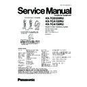 Panasonic KX-TCD325RU, KX-TCA132RU, KX-TCA130RU Service Manual