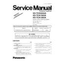 Panasonic KX-TCD325UA, KX-TCA132UA, KX-TCA130UA (serv.man2) Service Manual Supplement