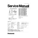 Panasonic KX-TCD345RUS, KX-TCD345RUT, KX-TCA132RUS, KX-TCA132RUT, KX-TCA130RUS, KX-TCA130RUT Service Manual