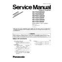Panasonic KX-TCD346UAS, KX-TCD346UAT, KX-TCA132UAS, KX-TCA132UAT, KX-TCA130UAS, KX-TCA130UAT (serv.man2) Service Manual Supplement